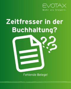 Fehlende Belege (1) Fehlende Belege (1)