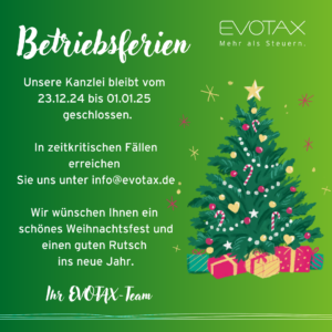 Insta Betriebsferien
